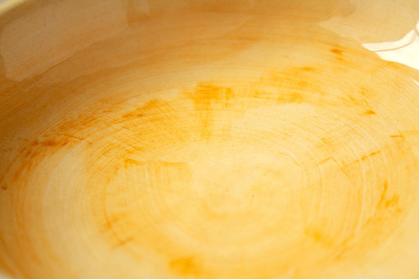 Cuenco elevado de cerámica para gatos - Rodalquilar - Amarillo