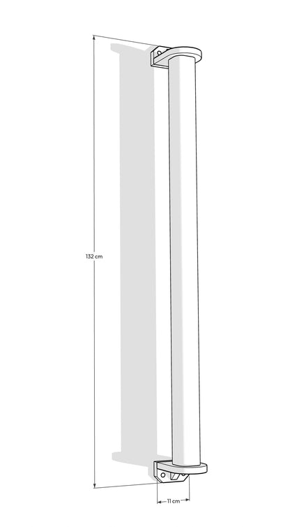 Rulo Jirafa - árbol para gatos Gatifica - esquema con las medidas