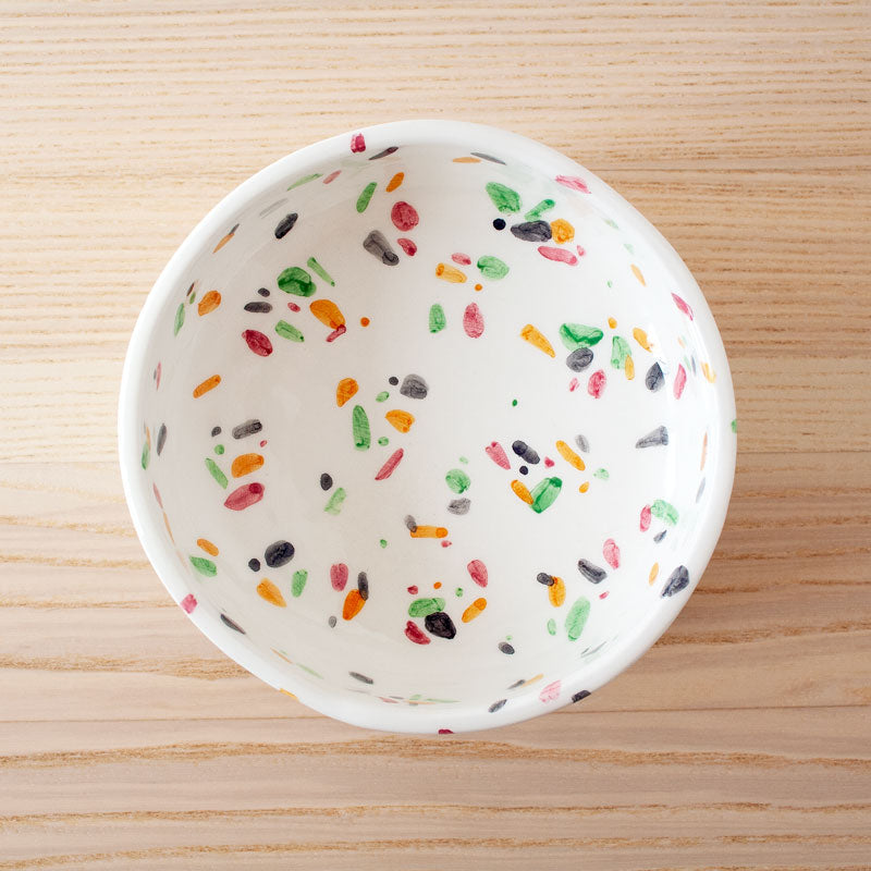 Cuenco elevado de cerámica para gatos - La Isleta - terrazo