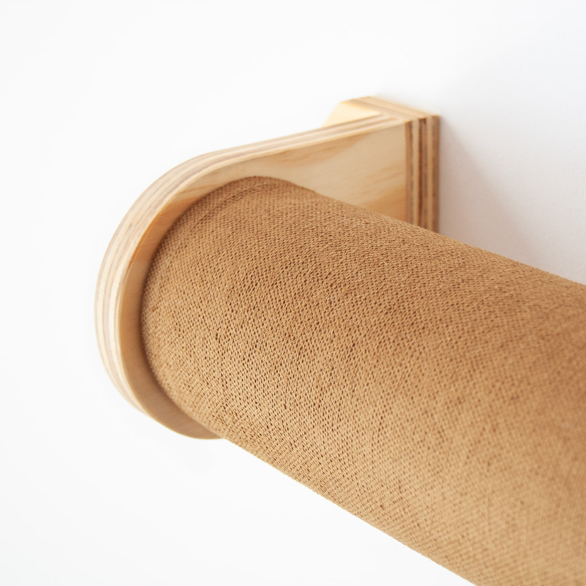 Cama de pared para gatos Rulo CLEO funda chenilla verde