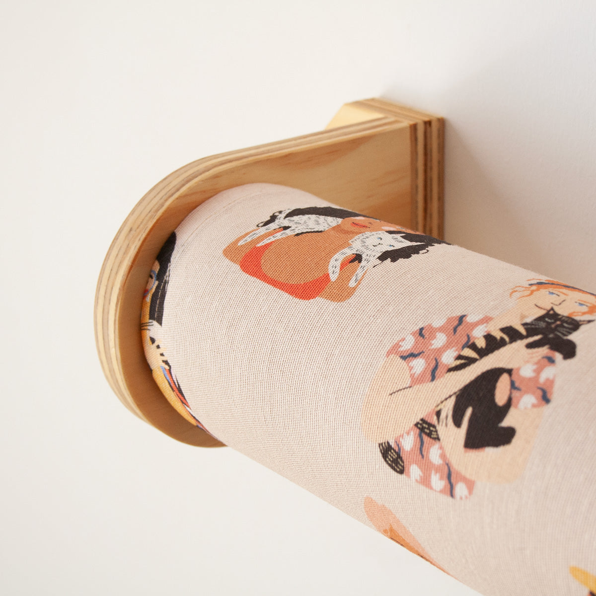 Fundas rulo CLEO gatifica - loneta estampada Karen