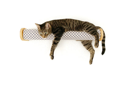 Cama de pared para gatos Rulo CLEO funda loneta escamas