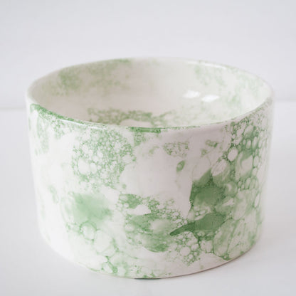 Cuenco elevado de cerámica para gatos - La Isleta - burbujas