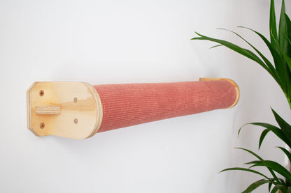 Cama de pared para gatos Rulo CLEO funda pana coral