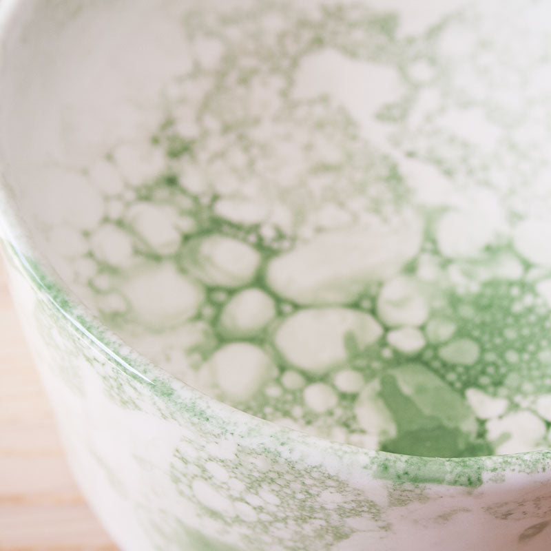 Cuenco elevado de cerámica para gatos - La Isleta - burbujas