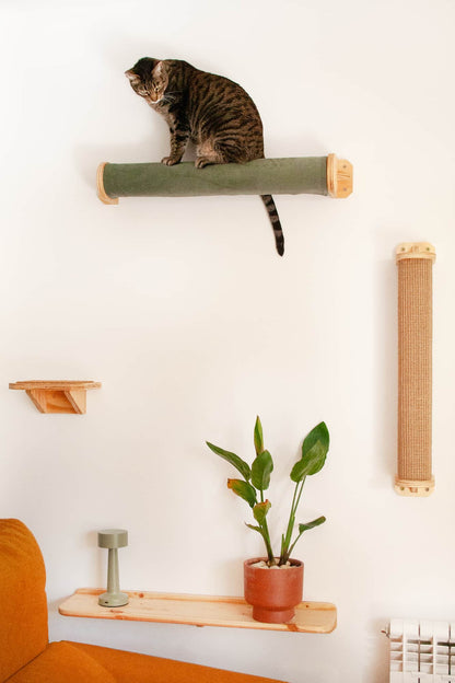 Rulo Koala — rascador vertical de pared para gatos (72 cm)