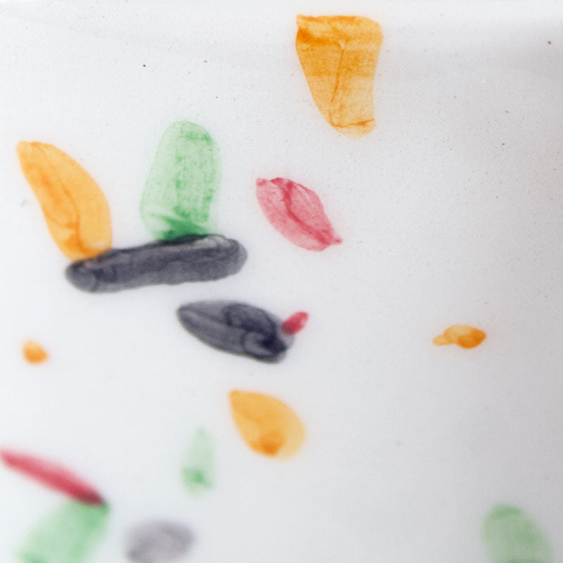 Cuenco elevado de cerámica para gatos - La Isleta - terrazo